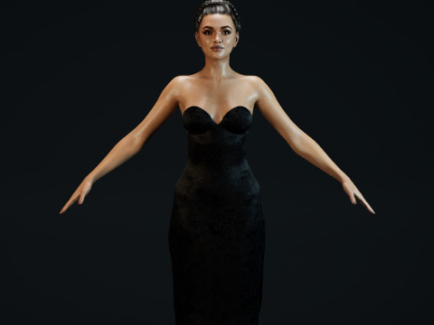Deepika Padukone 3D Model