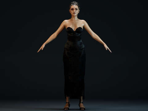 Deepika Padukone 3D Model