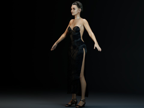 Deepika Padukone 3D Model