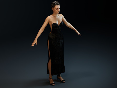 Deepika Padukone 3D Model