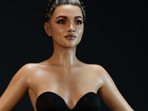 Deepika Padukone 3D Model