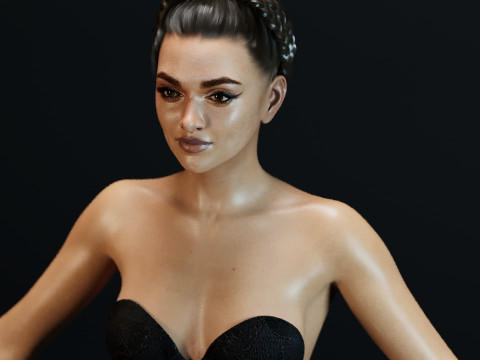 Deepika Padukone 3D Model