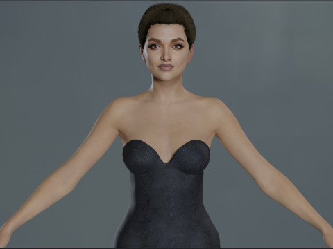 Deepika Padukone 3D Model