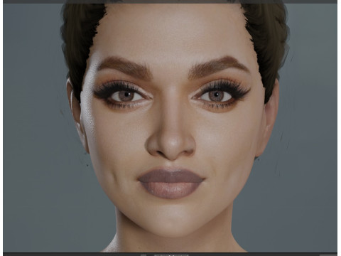 Deepika Padukone 3D Model