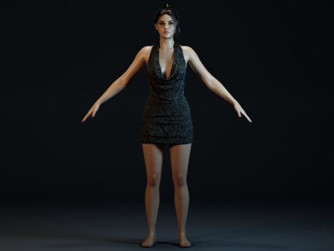 Nicola Peltz Modelo 3D