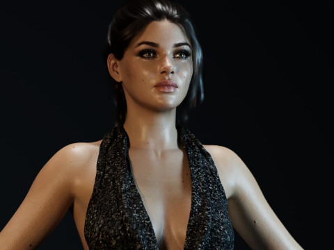 Nicola Peltz Modelo 3D