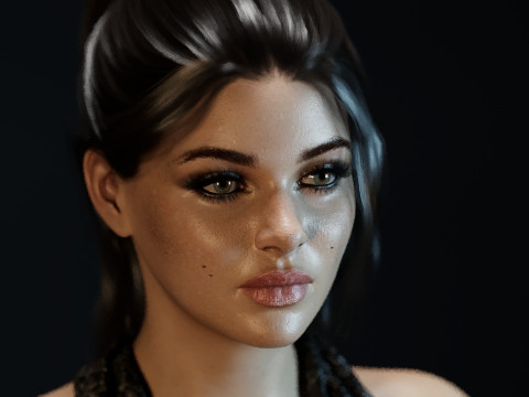 Nicola Peltz Modelo 3D