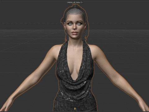 Nicola Peltz Modelo 3D