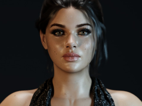Nicola Peltz Modelo 3D