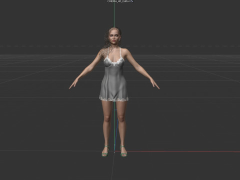 Katherine Langford 3Dモデル
