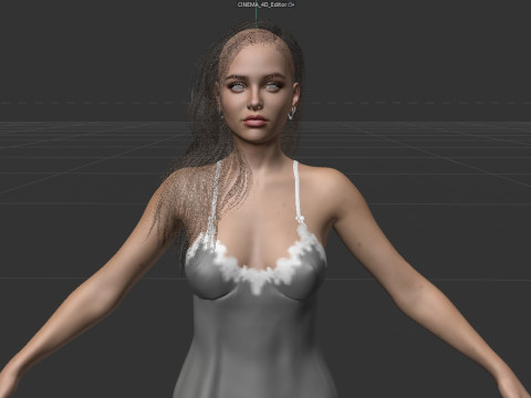 Katherine Langford 3Dモデル