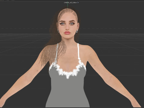 Katherine Langford 3Dモデル