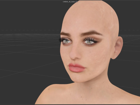 Katherine Langford 3Dモデル