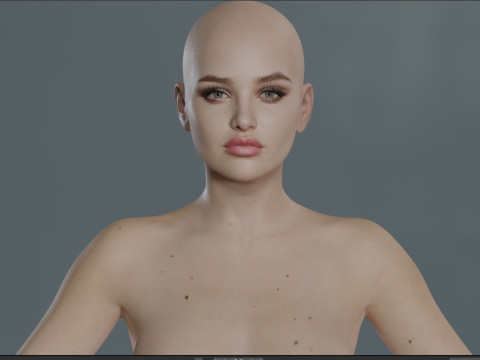 Katherine Langford 3Dモデル