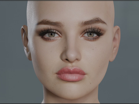 Katherine Langford 3Dモデル