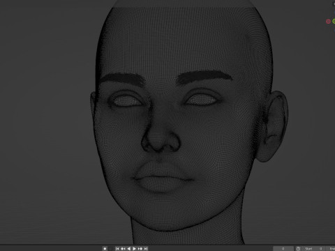 Katherine Langford 3Dモデル