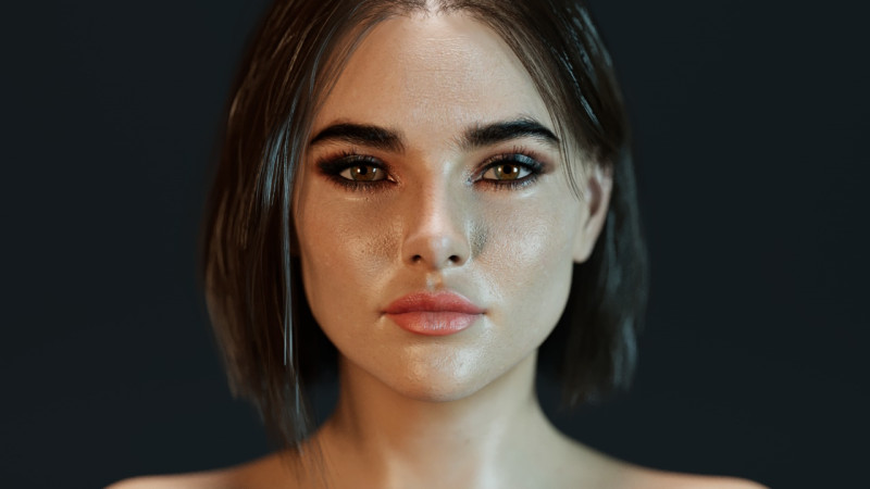 Zoey Deutch 3D Model .c4d .max .obj .3ds .fbx .stl .blend