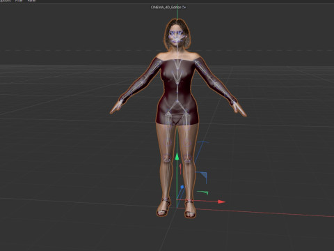 Zoey Deutch 3D Model