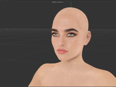 Zoey Deutch 3D Model
