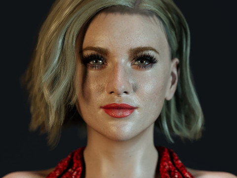 Brittany Snow Model 3D