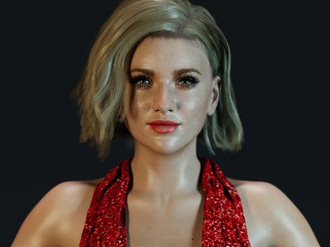Brittany Snow 3D 모델