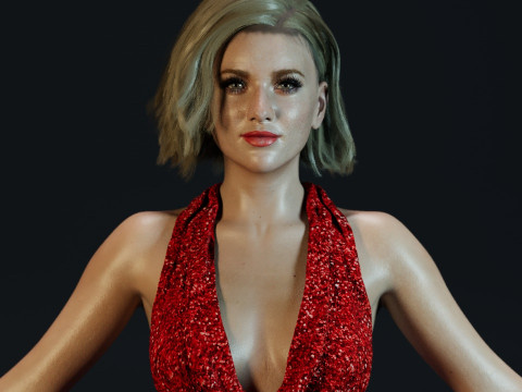 Brittany Snow 3D 모델