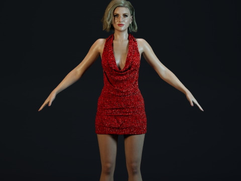 Brittany Snow 3D 모델