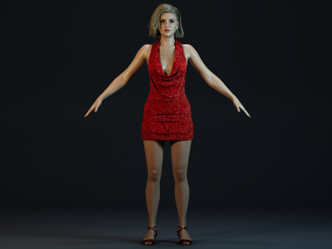 Brittany Snow 3D 모델