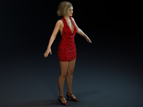 Brittany Snow 3D 모델