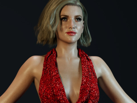 Brittany Snow 3D 모델