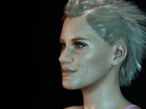 Katee Sackhoff V2 3D 모델