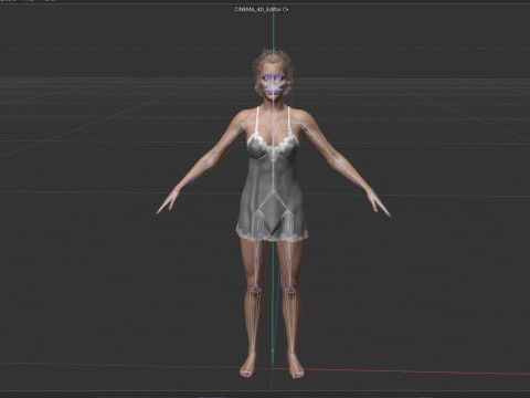 Katee Sackhoff V2 3D 모델