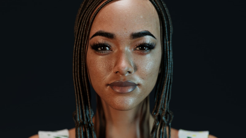 Sonequa Martin-Green Modello 3D .c4d .max .obj .3ds .fbx .stl .blend