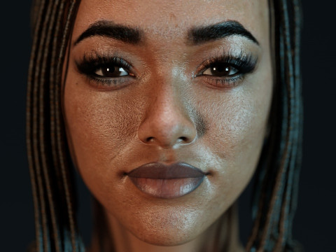 Sonequa Martin-Green Modello 3D