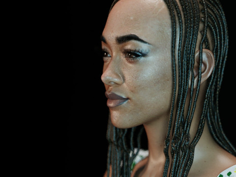 Sonequa Martin-Green Modello 3D