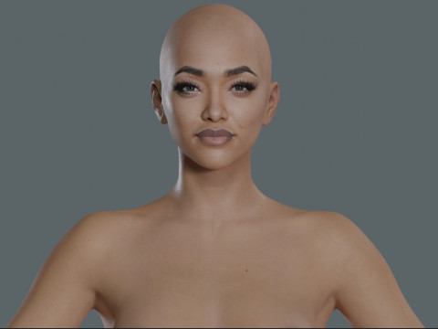 Sonequa Martin-Green Modello 3D