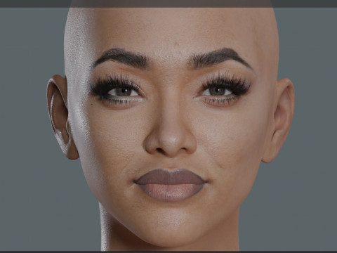 Sonequa Martin-Green Modello 3D