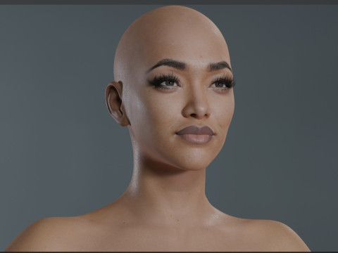 Sonequa Martin-Green Modello 3D