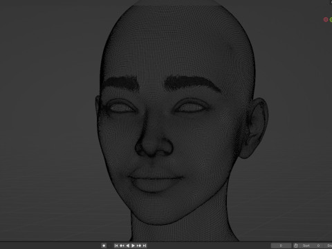 Sonequa Martin-Green Modello 3D