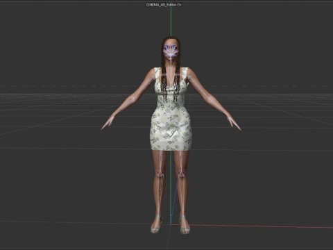 Sonequa Martin-Green Modello 3D