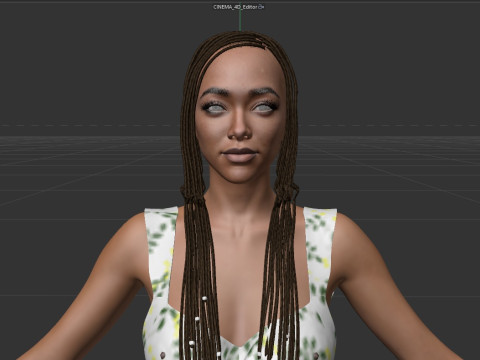 Sonequa Martin-Green Modello 3D