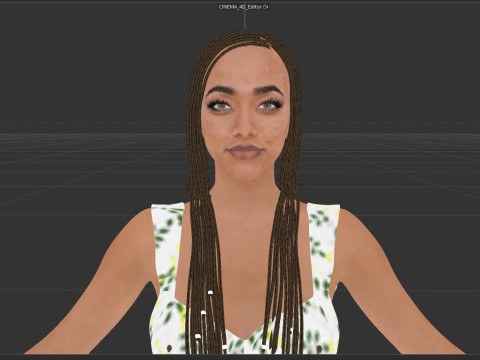 Sonequa Martin-Green Modello 3D
