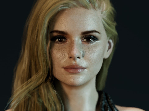 Erin Moriarty 3D Model