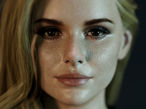 Erin Moriarty 3D Model