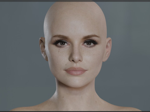 Erin Moriarty 3D Model