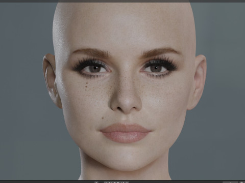 Erin Moriarty 3D Model