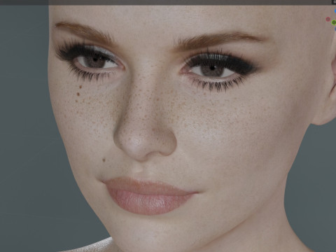 Erin Moriarty 3D Model