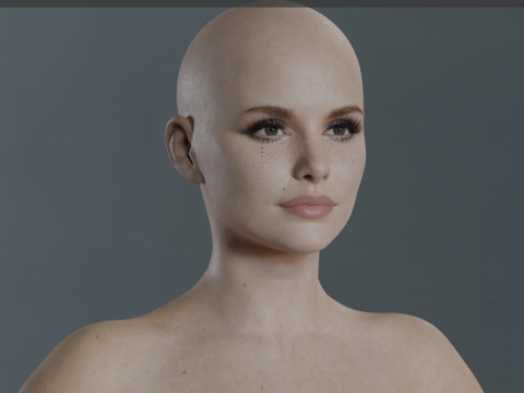 Erin Moriarty 3D Model