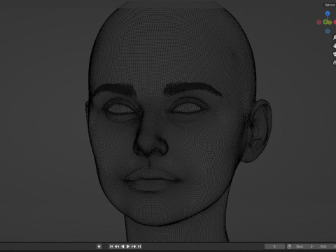 Erin Moriarty 3D Model