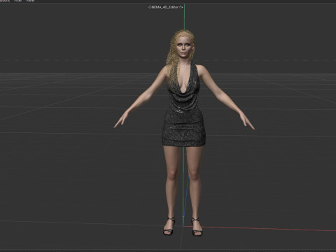 Erin Moriarty 3D Model